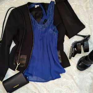 Racer back cami tank blouse